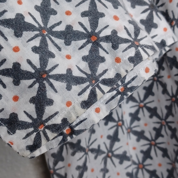 Roberta Roller Rabbit 100% Cotton Printed Blouse - Picture 12 of 12